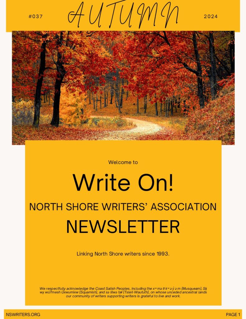 thumbnail of Write On! NSWA Newsletter Autumn 2024