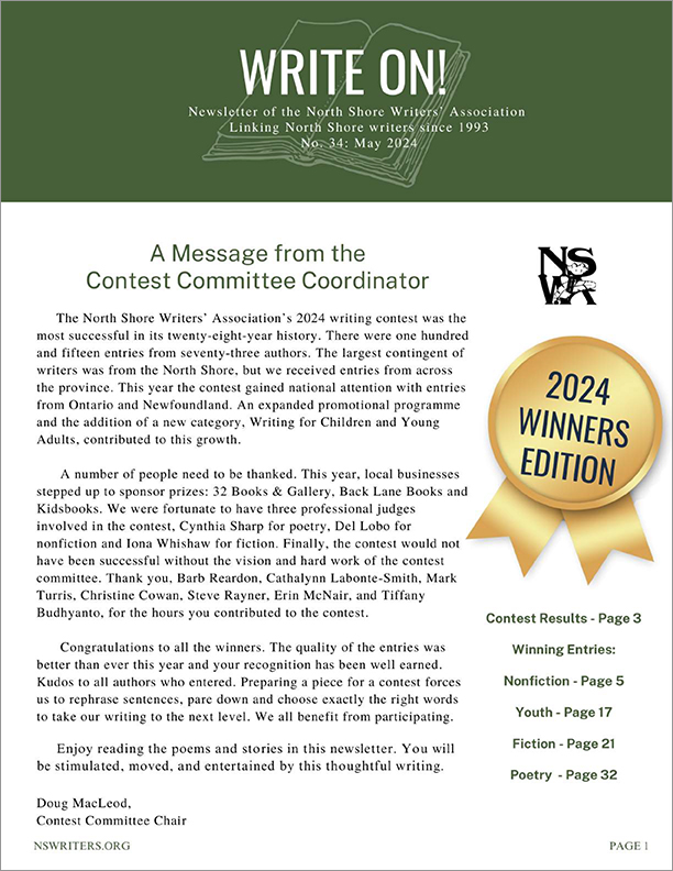 Write On! NSWA Newsletter May 2024 Winners’ Edition